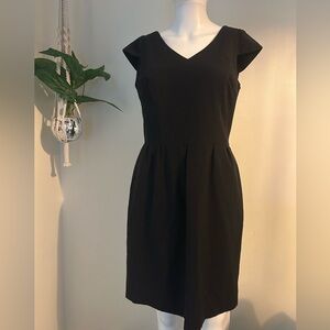 black zip back dress worthington